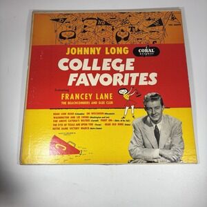 1953 JOHNNY LONG‎ COLLEGE FAVORITES 10" EP, 81055,Dear Old Duke,columbia,cornell
